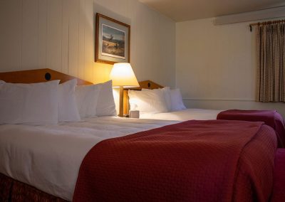Deluxe two Queen beds at Island Acres Resort Motel