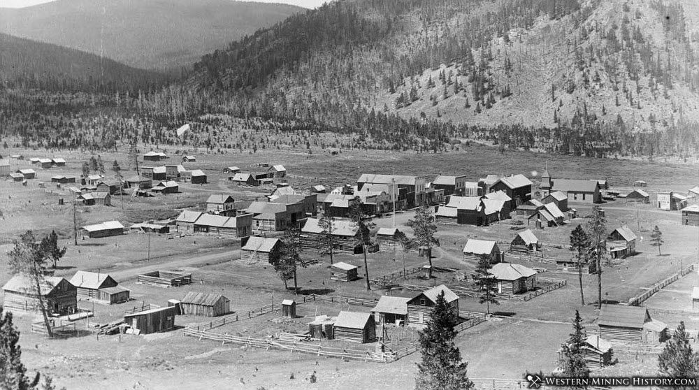 Tin Cup, Colorado  in 1906, photo from WesternMiningHistory.com